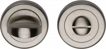 53mm Round Thumb Turn in Satin Nickel - Heritage Brass | V0678-SN