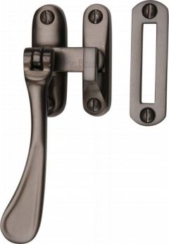 Heritage Brass Casement Window Fastener Spoon Pattern Matt Bronze