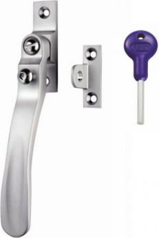 Carlisle Brass window fastener locking wedge pattern Satin Chrome