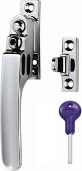 Carlisle Brass window fastener locking night vent polished chrome