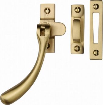 Heritage Brass V1008 MP/HP-SB Casement Window Fastener Ball Design Satin Brass finish