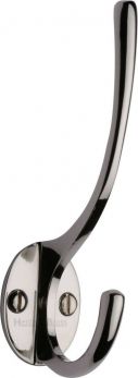 Heritage Brass Hat & Coat Hook Polished Nickel finish