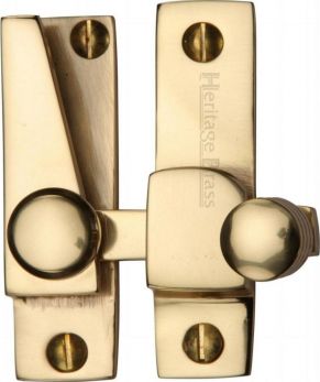 Heritage Brass V1105-PB - sash fastener hook plate polished brass