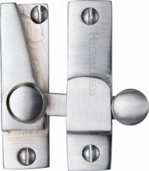 Heritage Brass V1105-SC - sash fastener hook plate satin chrome