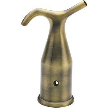 V1116-AT - Pole Hook Antique Brass Finish - by Heritage Brass