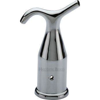V1116-PC - Pole Hook Polished Chrome Finish - by Heritage Brass