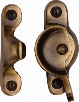 Heritage Brass V2060-AT - sash fastener fitch pattern antique brass