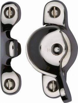 Heritage Brass Fitch Pattern Sash Fastener Polished Nickel finish