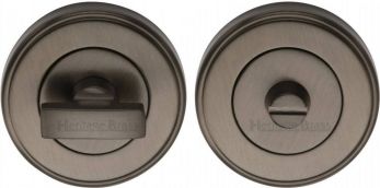 50mm Round Thumb Turn in Matt Bronze - Heritage Brass | V4040-MB