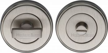 50mm Round Thumb Turn in Satin Nickel - Heritage Brass | V4040-SN