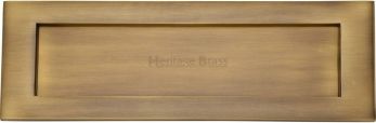 Heritage Brass V850 305-AT letter plate 305x100mm antique brass