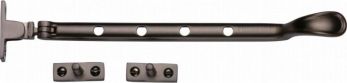 Heritage Brass Casement Window Stay Spoon Pattern 10" Matt Bronze