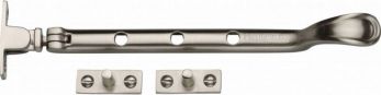Heritage V990-8SN Satin nickel casement stay victorian 8"