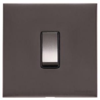 Winchester Matt Bronze W09 1 Gang Rocker Switch (10 Amp)