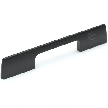 Wooden Cabinet Pull Handle Slim Metro Design 224mm Black Ash Finish