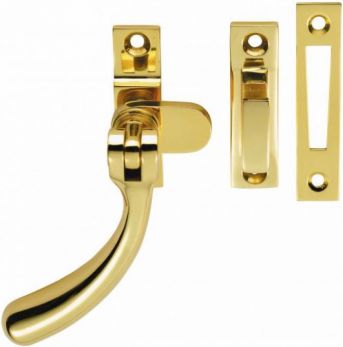 Carlisle Brass WF11 polished brass bulb end casement window fastener