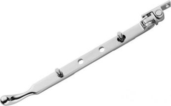 Carlisle Brass WF12BCP polished chrome 12" bulb end stay
