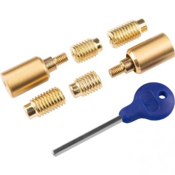 Sash Window Stop Set Satin Brass (WF18SB)