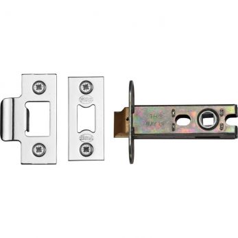 York Architectural Tubular Latch 3" Polished Chrome/Nickel finish