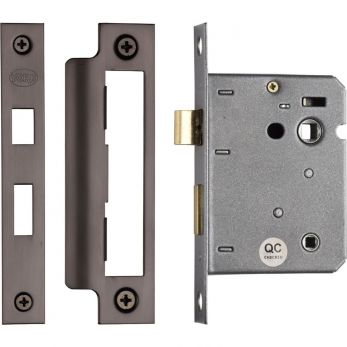 York YKSL32N-MB Architectural 3 Lever Sashlock 2.5" Case Matt Bronze
