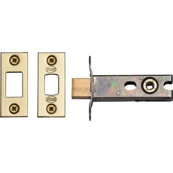 YKBDB3N-PB - York Architectural Tubular Bathroom Deadbolt 3" Polished Brass Finish