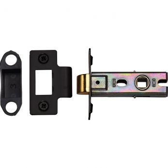 York Tubular Latch 2 1/2" Black Enamel Finish