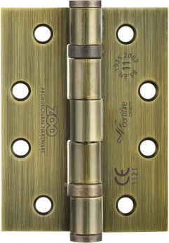 Ball Bearing Door Hinge in Florentine Bronze, (102mm x 76mm / 4" x 3") | ZHS43FB