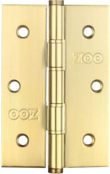 Ball Bearing Door Hinge in PVD Brass, (76mm x 52mm / 3" x 2") | ZHSS352PVD