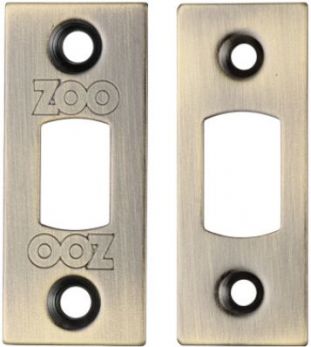 Zoo ZLAP02AB ZTD antique brass deadbolt accessory pack