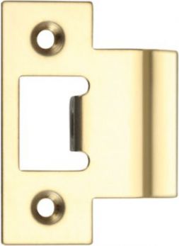 Plaque De Frappe De Porte Allongée En Métal Bronze - 2-1/4" H X 2-1/4" L - Réf. 83536-690