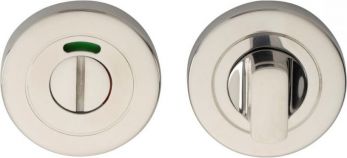 52mm Round Thumb Turn in Polished Stainless Steel with Indicator - Eurospec | CST1015BSS