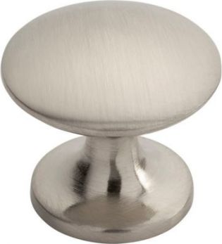 Kitchen Knob Fingertip Silhouette satin nickel 29mm knob