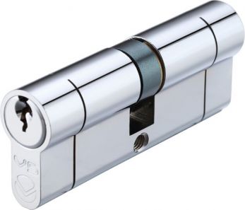 V5EP60DPCE Euro Cylinder Double 60mm (30/30) Polished Chrome KTD