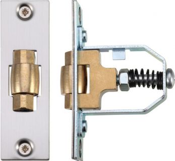 Zoo Adjustable Roller Latch Satin Silver