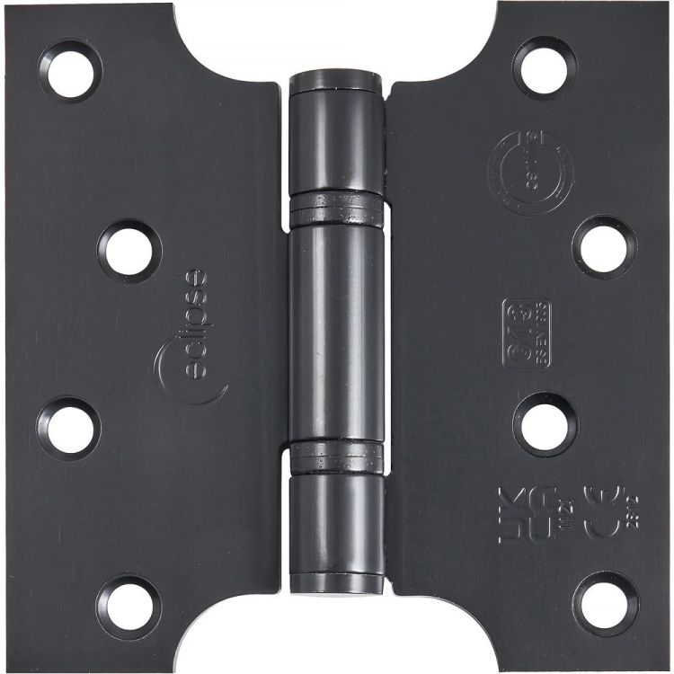Eclipse 14989BLK - Thrust Bearing Parliament Hinge Grade 13 in Matt Black 102x51x102mm