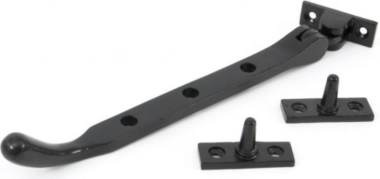 Anvil 33743 Black Peardrop Casement Stay 8 Inch