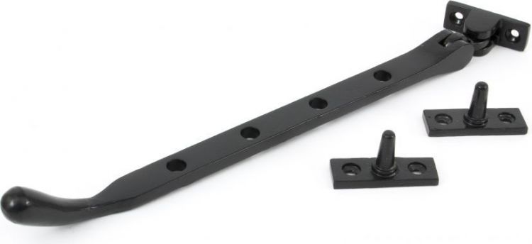 Anvil 33744 Black Peardrop Casement Stay 10 Inch
