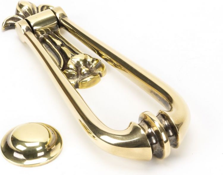 Aged Brass Loop Door Knocker