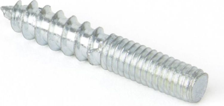 Metal-Wood Screw for cabinet knobs/handles