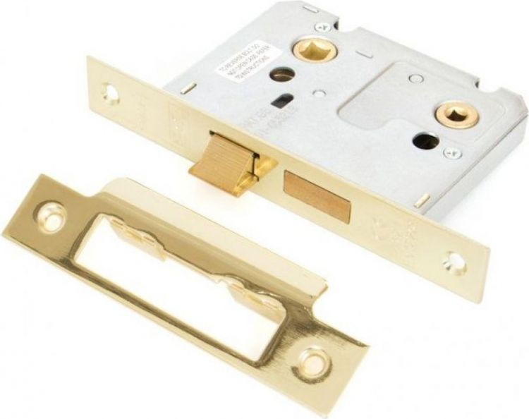 Eurospec BAE5030EB Electro Brass Economy Bathroom Lock 76mm