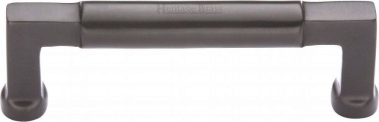 Kitchen Handle Heritage Brass Pull Bauhaus Design 101mm Matt Bronze
