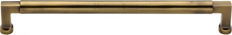 Heritage Brass Cabinet Pull Bauhaus Design 254mm c/c Antique Brass