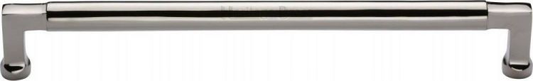 Heritage Brass C0312 254-PNF Cabinet Pull Bauhaus Design 254mm c/c Polished Nickel finish