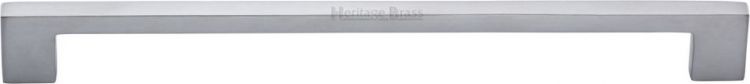 Heritage Brass Cabinet Pull Metro Design 256mm CTC Satin Chrome Finish | C0337 256-SC