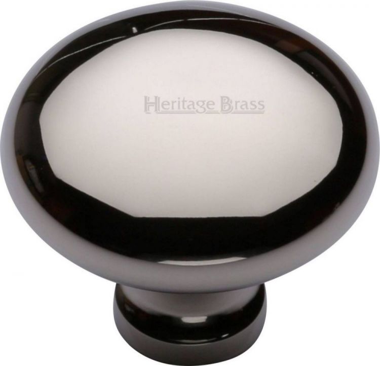 Heritage Brass C113 38-PNF Polished Nickel Round Knob 38mm