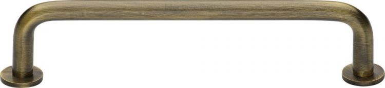 Kitchen Heritage Brass Cabinet Pull Wire Design with 16mm Rose 128mm CTC Antique Brass Finish - C2156 128-AT