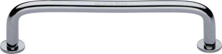 Kitchen Heritage Brass Cabinet Pull Wire Design with 16mm Rose 160mm CTC Polished Chrome Finish - C2156 160-PC