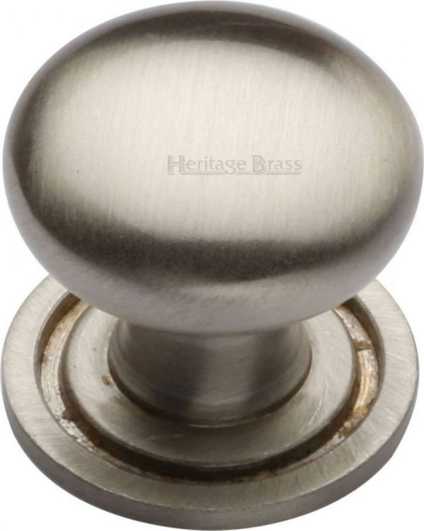 Heritage Brass C2240 25-SN Cabinet Knob Round Design 25mm Satin Nickel