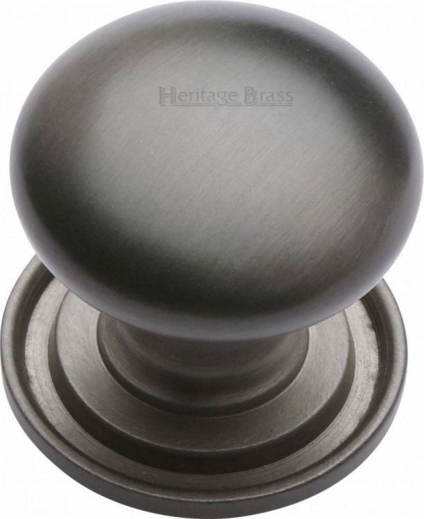 Victorian Matt Bronze Mushroom 32mm Cabinet Knob - by Heritage Brass | C2240 32-MB