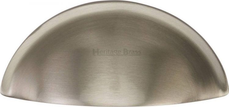 Heritage Brass C2760-SN - cup pull handle 57mm satin nickel
